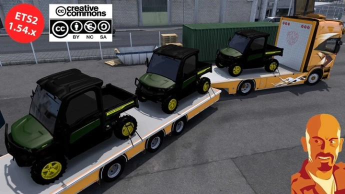 ETS2 1.54 - Прицеп с платформой Lupal BDF V5.0 ETS2 1.54 - Прицеп с платформой Lupal BDF V5.0