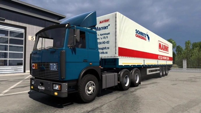 ETS2 1.54 - MAZ 6422 (1981) + Прицепы ETS2 1.54 - MAZ 6422 (1981) + Прицепы