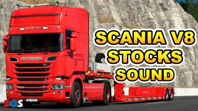 ETS2 1.54 - Scania V8 Stock Sound V11.0