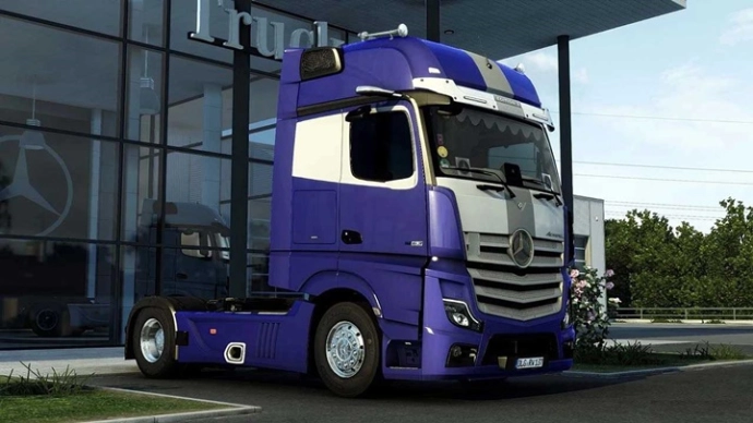 ETS2 1.54 - Грузовик Mercedes-Benz New Actros 2019 V2.2 ETS2 1.54 - Грузовик Mercedes-Benz New Actros 2019 V2.2