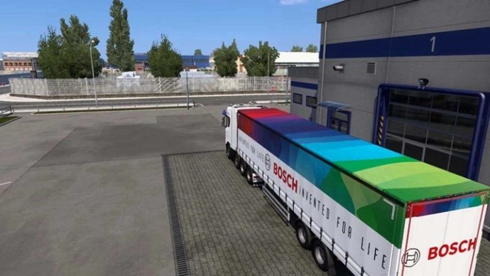 ETS2 1.55 - Скин для грузовика Bosch ETS2 1.55 - Скин для грузовика Bosch