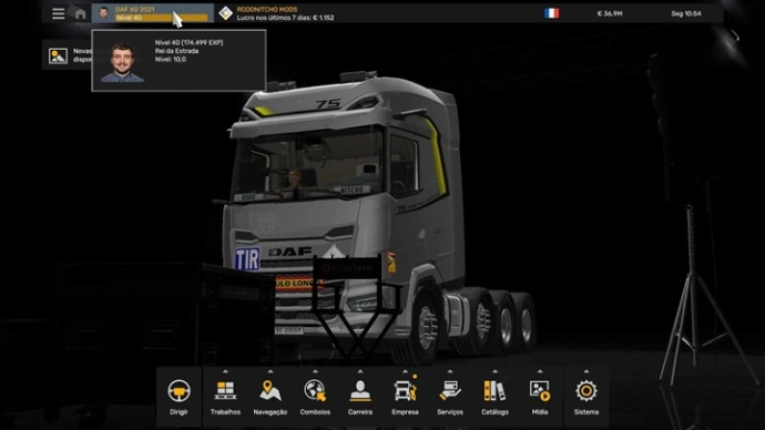 ETS2 1.55 - Daf XG 2021 Профиль Мод V1.0