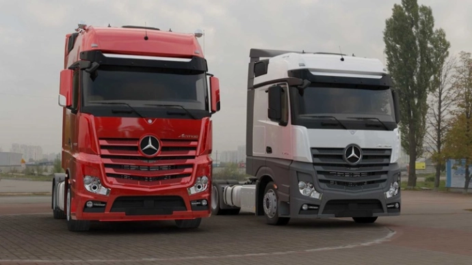 ETS2 1.55 - грузовик Mercedes-Benz New Actros ETS2 1.55 - грузовик Mercedes-Benz New Actros