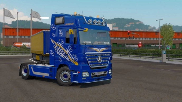 ETS2 1.55 - грузовик Mercedes-Benz Actros MP2 ETS2 1.55 - грузовик Mercedes-Benz Actros MP2