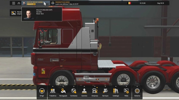 DAF XF 105 Профиль Мод V1.0 (1.55)