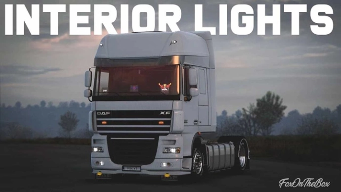 ETS2 1.55 - Внутреннее освещение и эмблемы V25.07 ETS2 1.55 - Внутреннее освещение и эмблемы V25.07