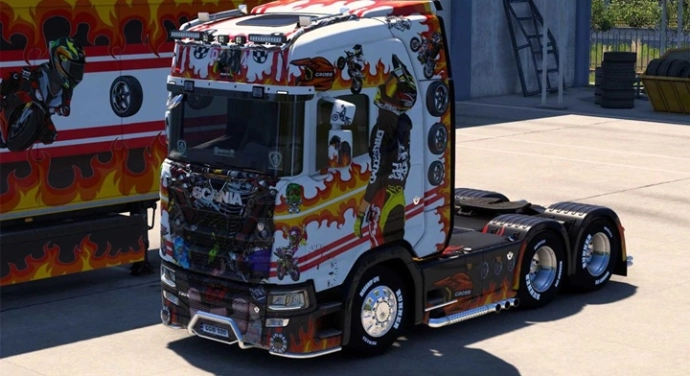 Scania Bike Riders Skin (1.55) Scania Bike Riders Skin (1.55)