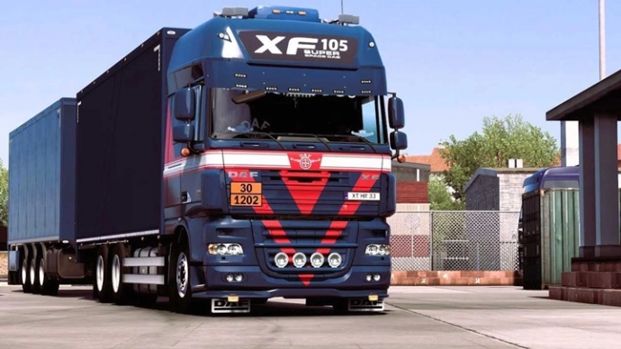 Грузовик DAF XF 105 V7.18 (1.55) Грузовик DAF XF 105 V7.18 (1.55)