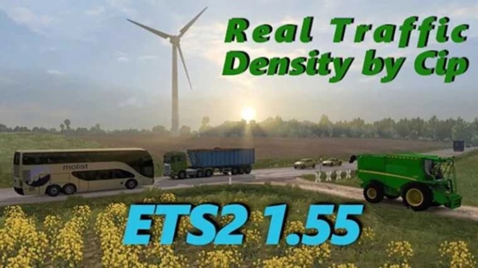 ETS2 1.55 - Real Traffic Density