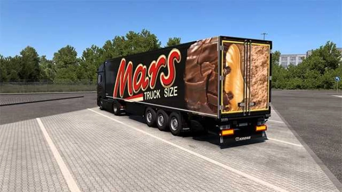 Скин Mars Chocolate для прицепа Krone Cool Liner V1.0 (1.55) Скин Mars Chocolate для прицепа Krone Cool Liner V1.0 (1.55)