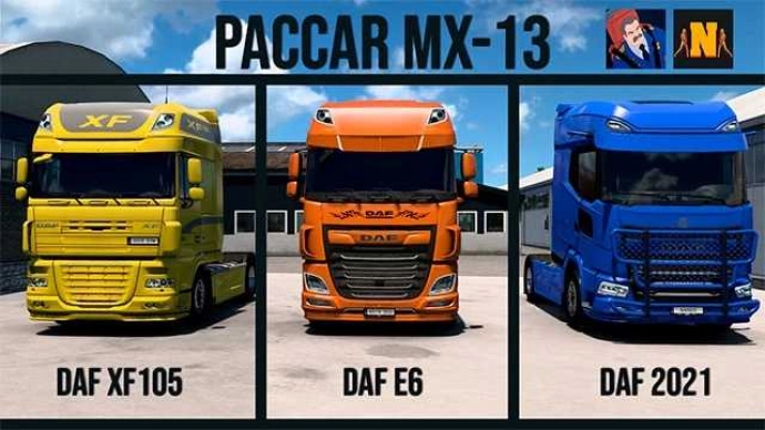 DAF Paccar MX13 Звук V3.6 (1.55) DAF Paccar MX13 Звук V3.6 (1.55)