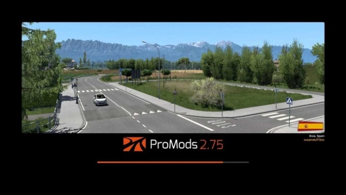 Экран загрузки Promods V1.0 (1.55)