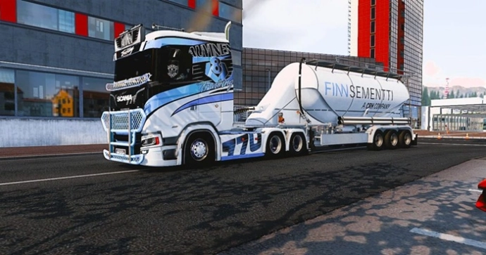 Scania S 8k Auvinen Скин (1.55) Scania S 8k Auvinen Скин (1.55)