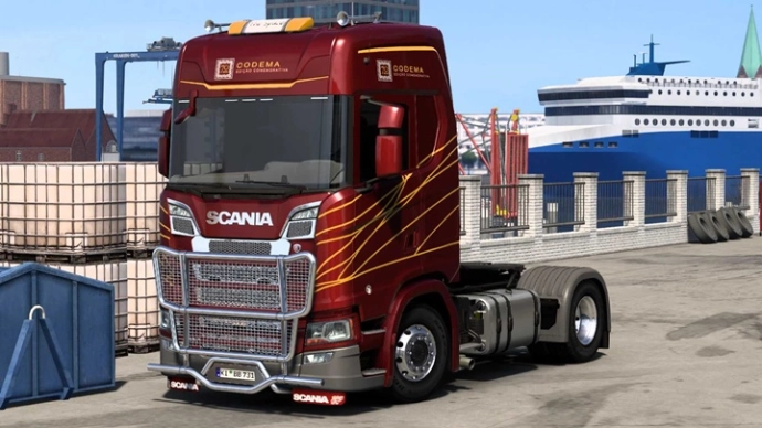Грузовик Scania NTG V1.7 (1.55)