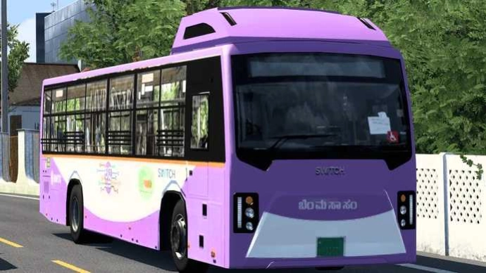 Leyland Switch & Tata Marcopolo EV BMTC Traffic V1.0 (1.55)