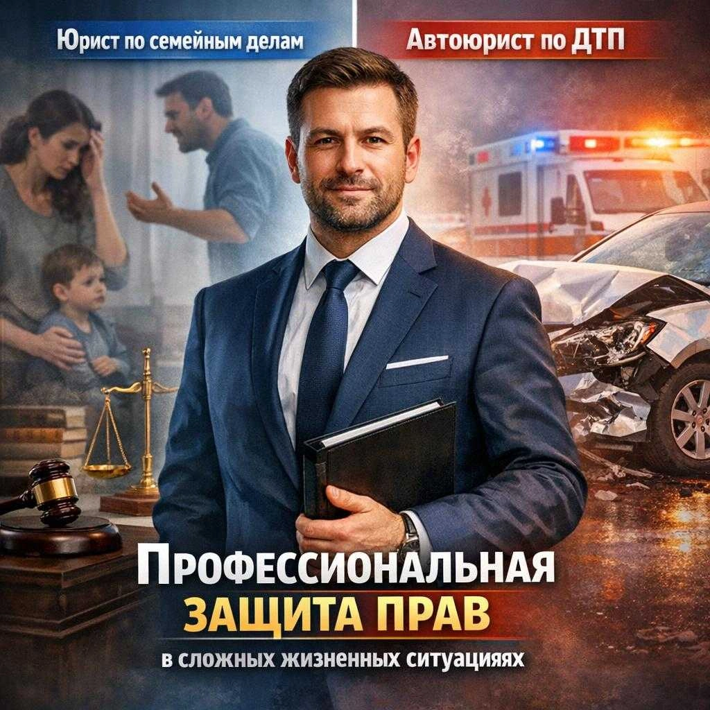 Юрист по семейным делам и автоюрист по ДТП: профессиональная защита прав в сложных жизненных ситуациях
