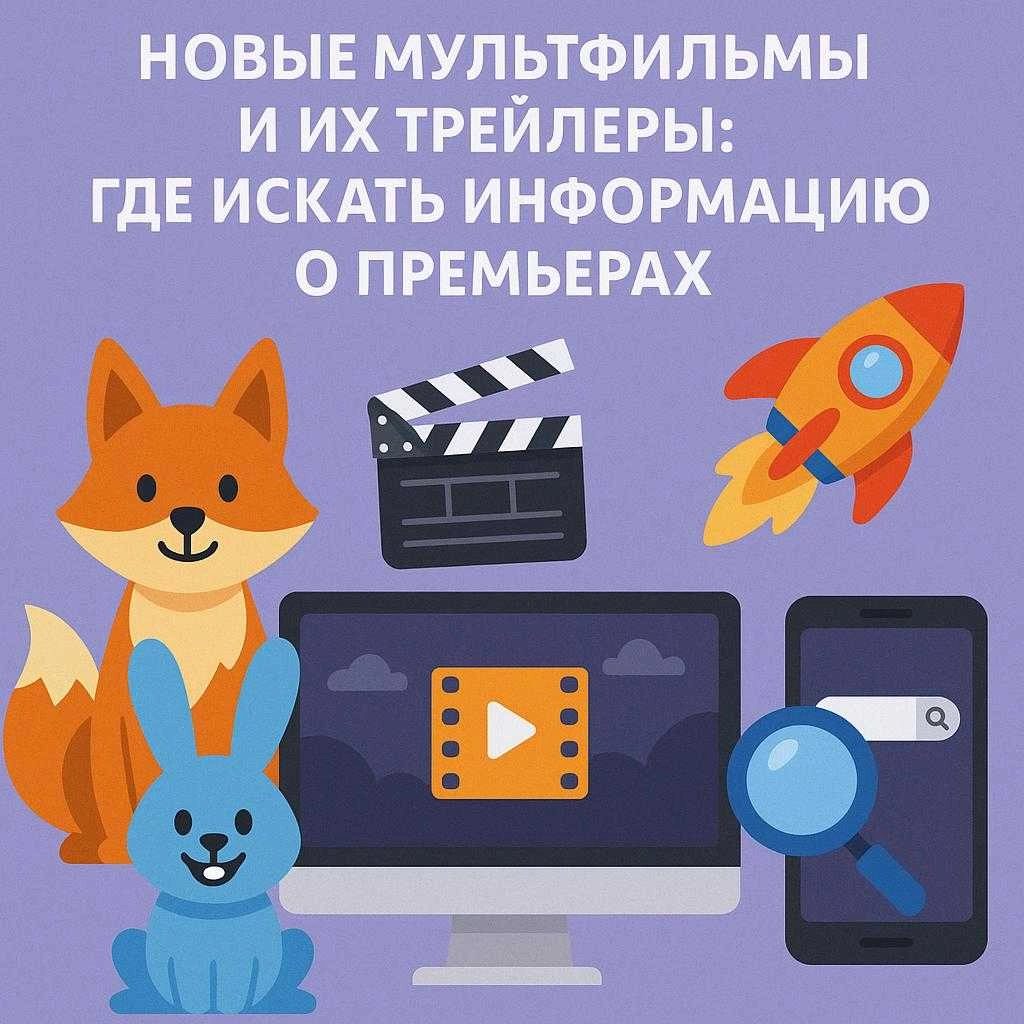 Новые мультфильмы и их трейлеры: где искать информацию о премьерах