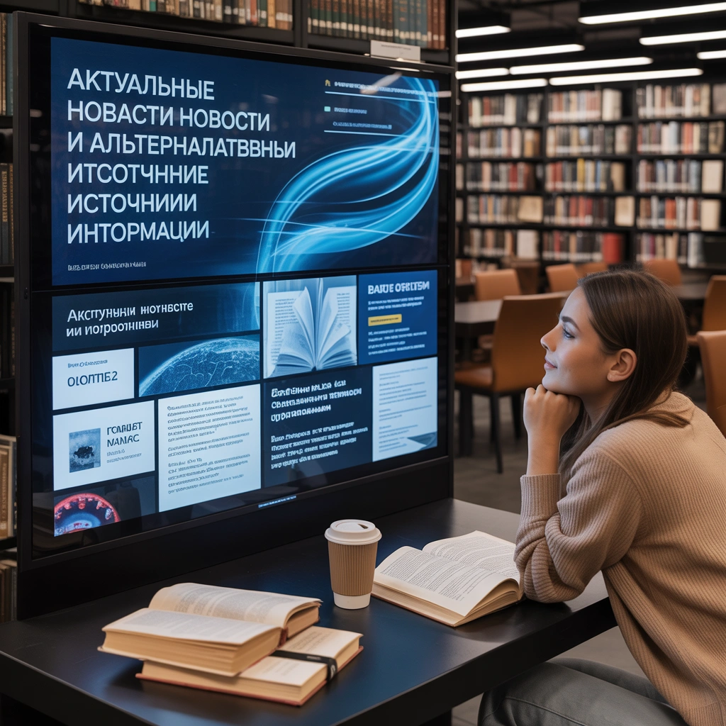 Актуальные новости и альтернативные источники информации: как ориентироваться в мире без информационных границ