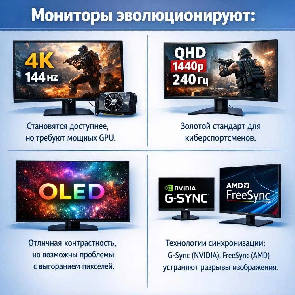 Игровой ПК в 2026–2027 годах: актуальные тренды, сборка и выбор комплектующих