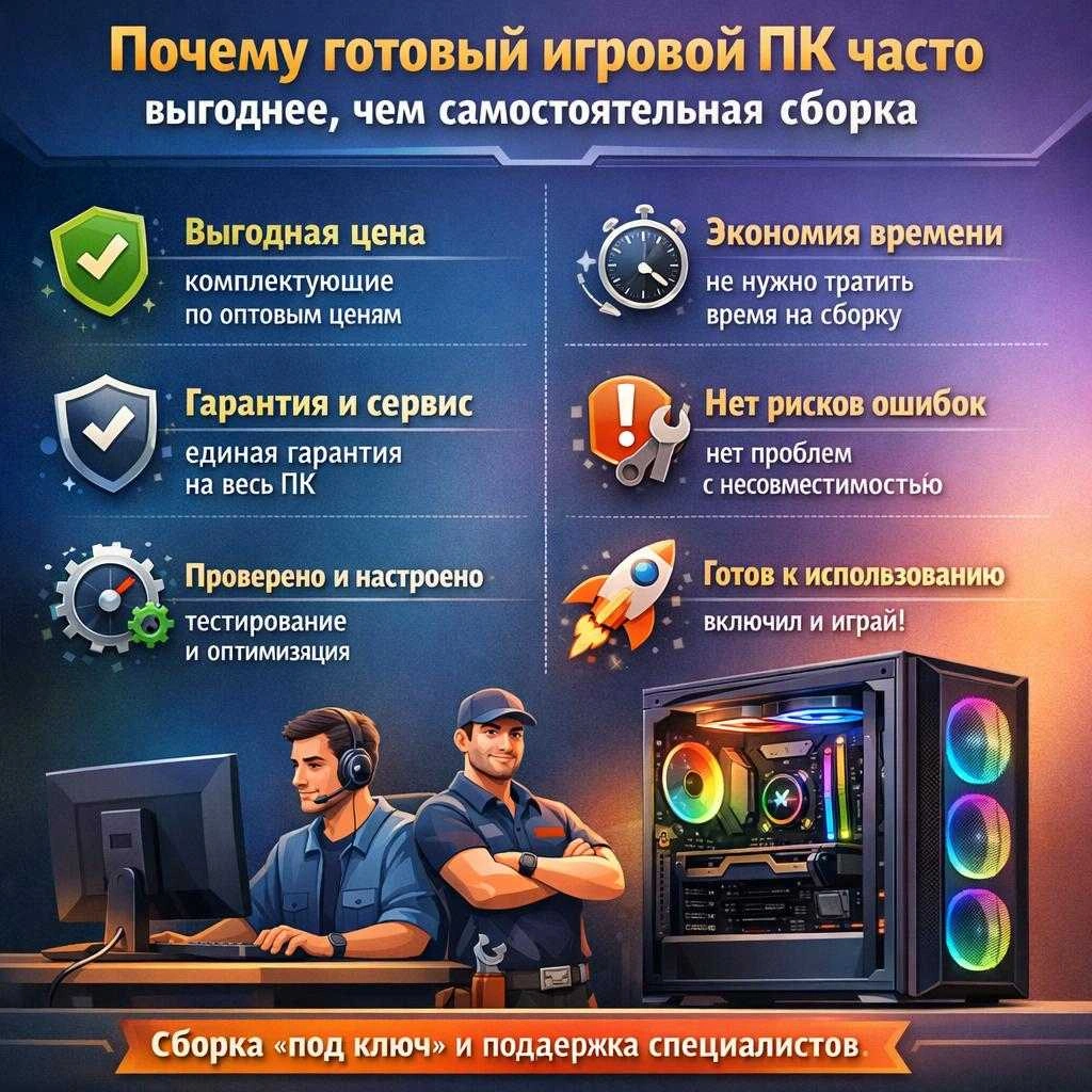 Игровой ПК в 2026–2027 годах: актуальные тренды, сборка и выбор комплектующих